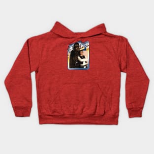 Smugglers (nebula background, chrome border) Kids Hoodie